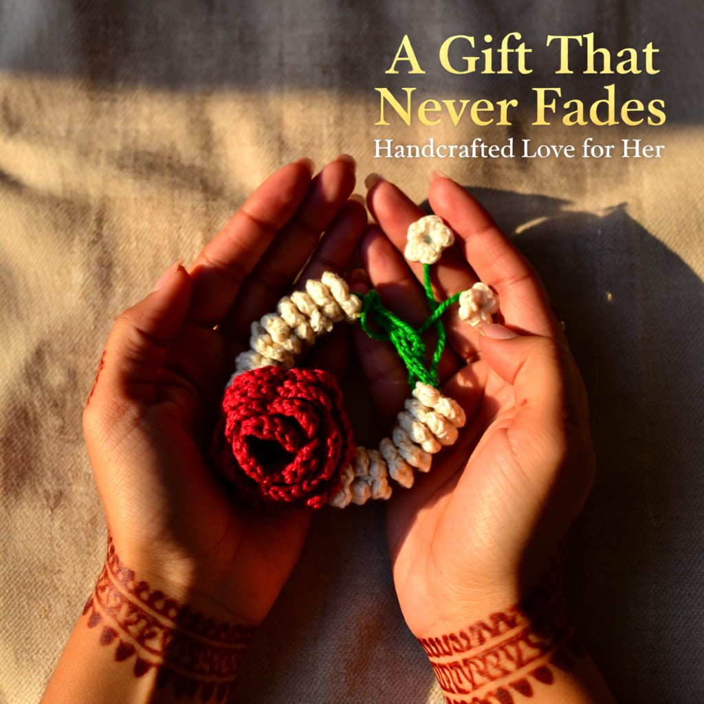 Delicate Rose Hand Band